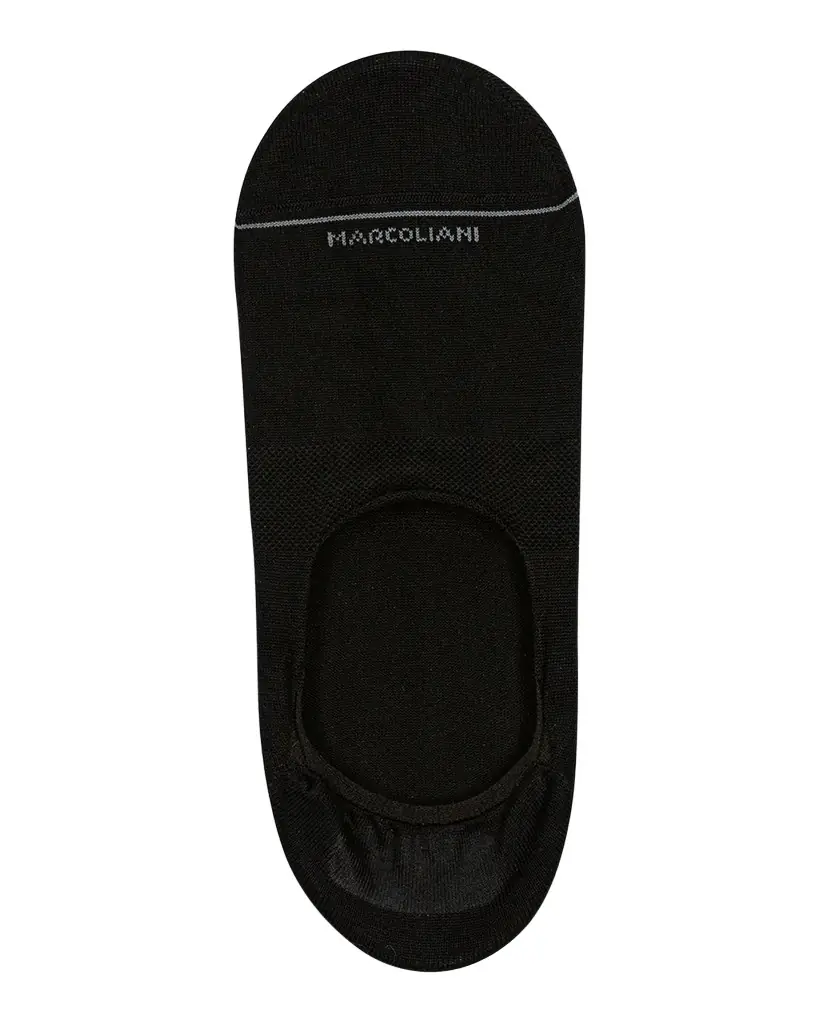 Marcoliani Invisible Touch Solid No-Show Socks