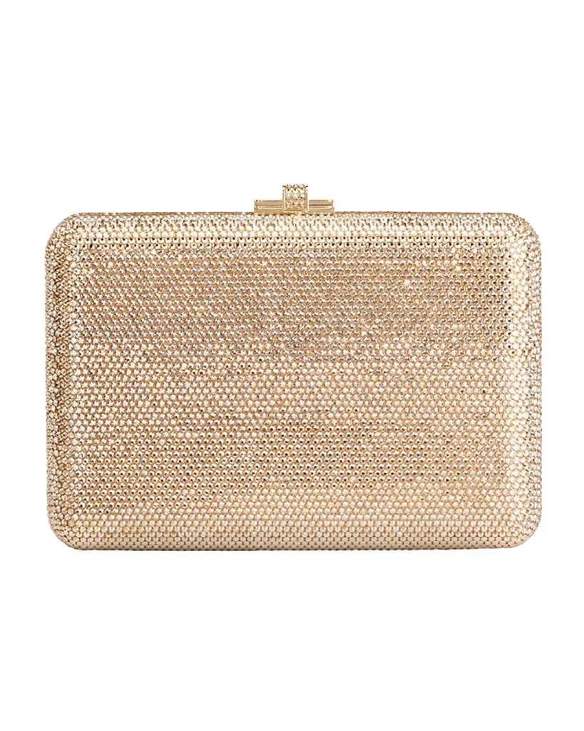 Judith Leiber Couture Slim Slide Crystal Evening Clutch Bag