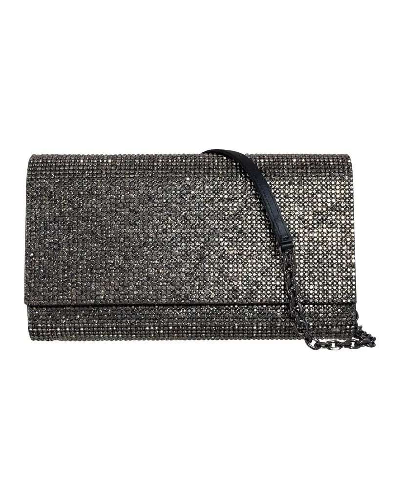 Judith Leiber Couture Fizzoni Full-Beaded Clutch Bag