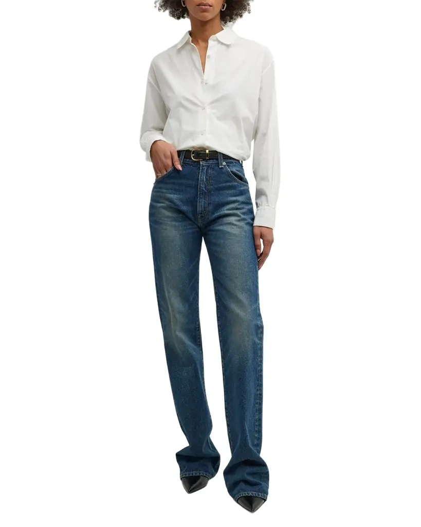 Nili Lotan Yorke Poplin Shirt
