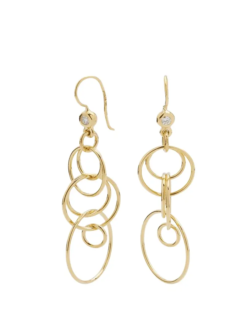 Ippolita Mini Jet Set Earrings in 18K Gold