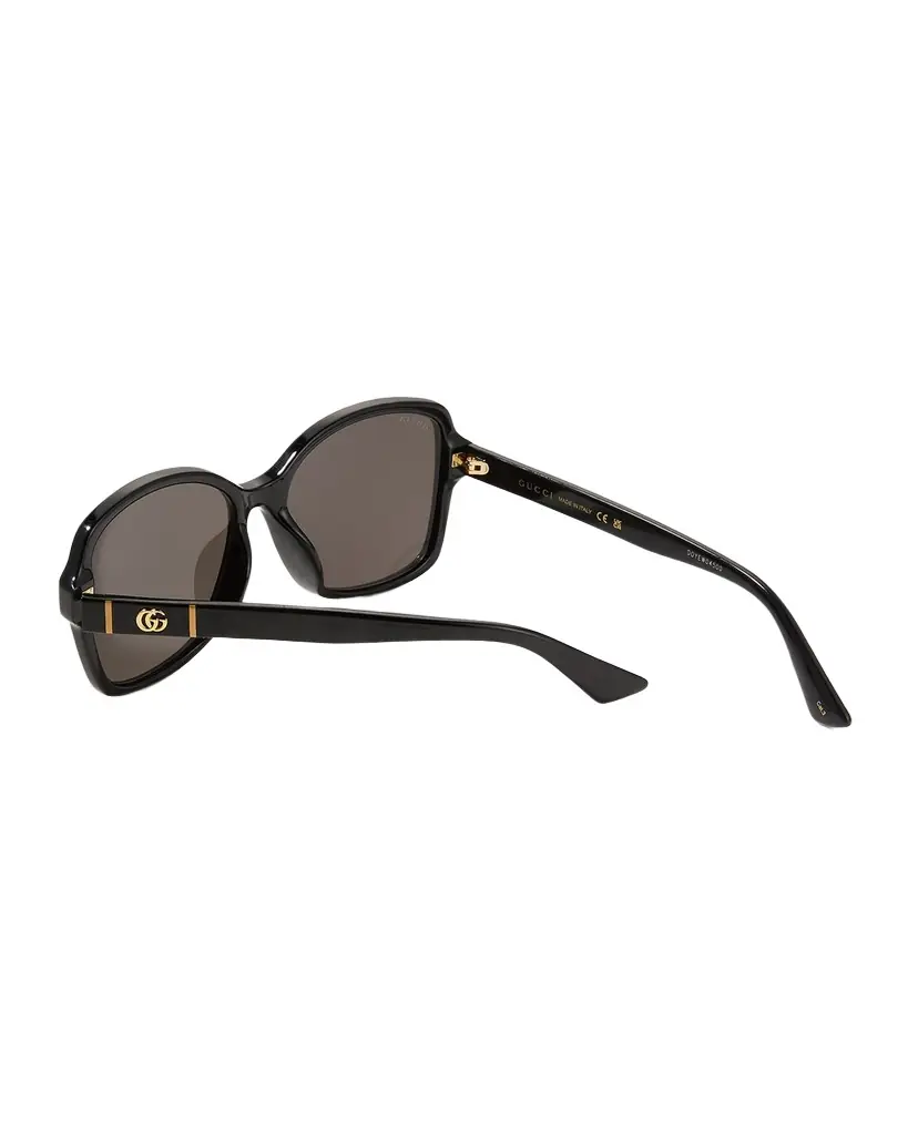 Gucci Square Monochromatic Sunglasses