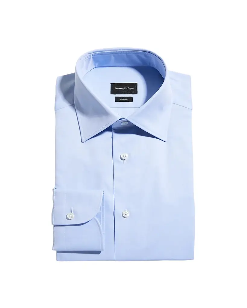 ZEGNA Men's Trofeo Regular-Fit Dress Shirt