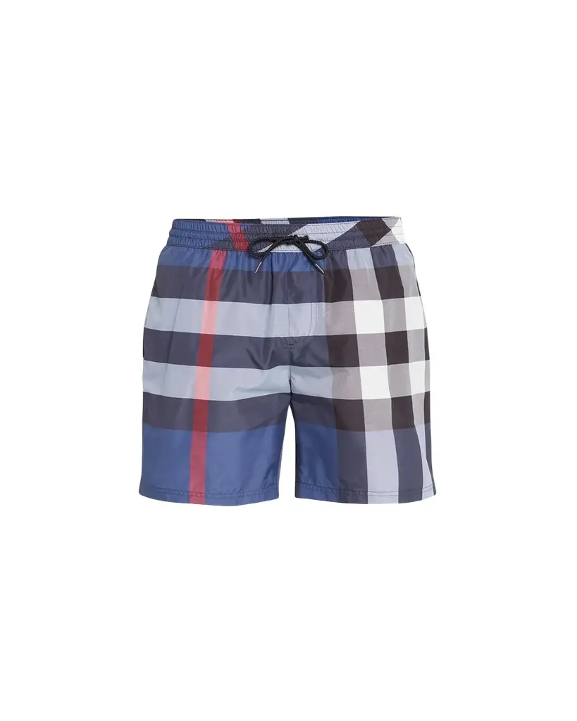 Burberry Men's Guildes Signature Check Swim Trunks