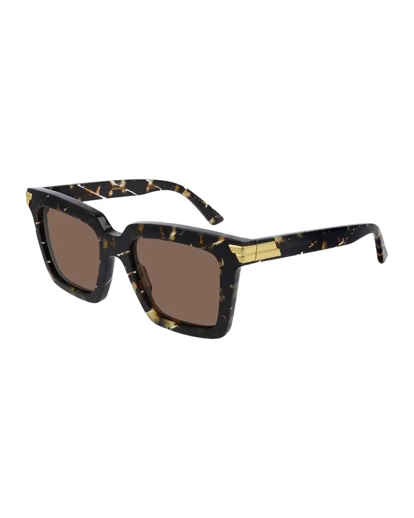 Bottega Veneta Chunky Square Acetate Sunglasses