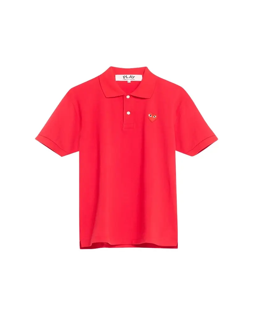Comme des Garcons Men's Polo Shirt with Heart
