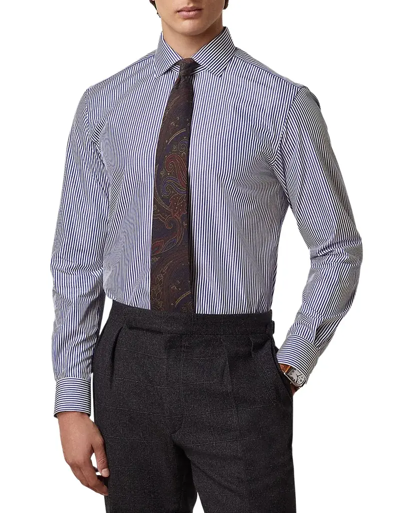 Ralph Lauren Purple Label Bengal-Stripe Shirt