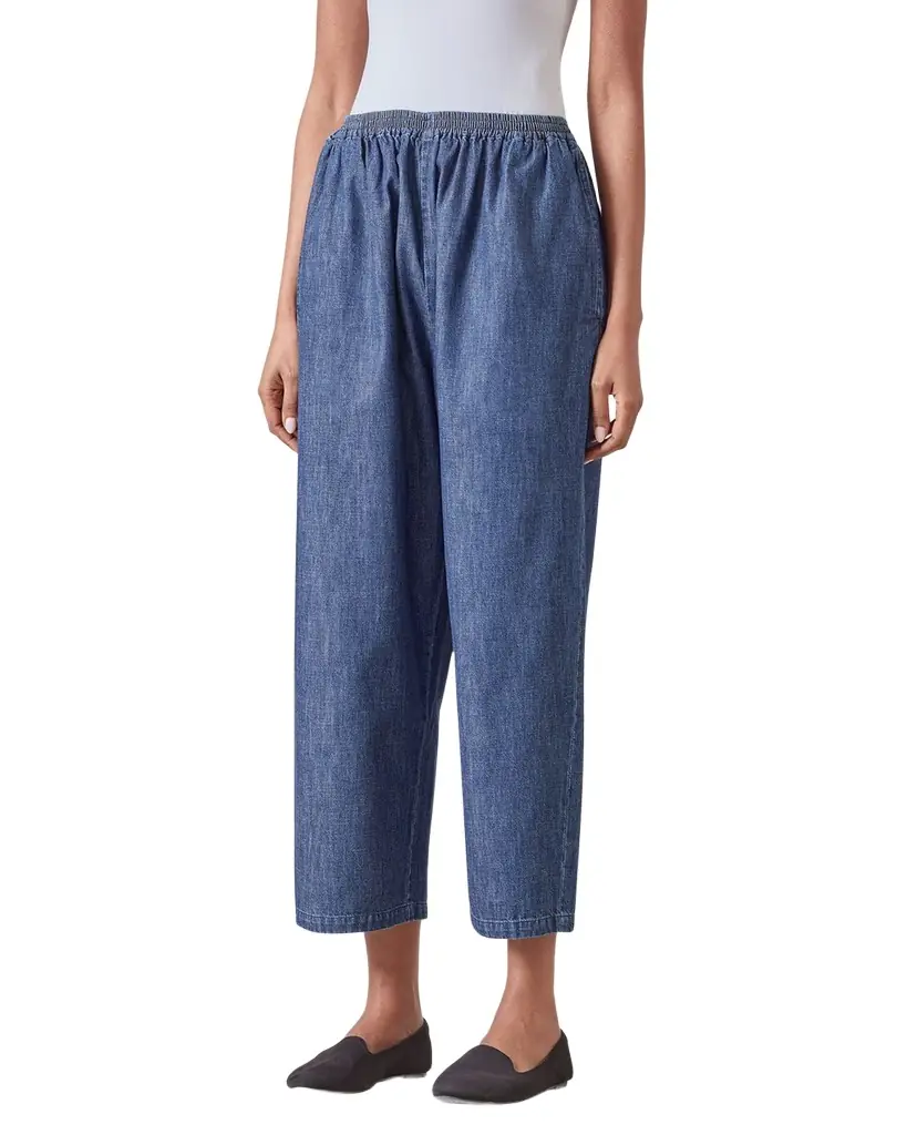 Eskandar Denim Japanese Trousers