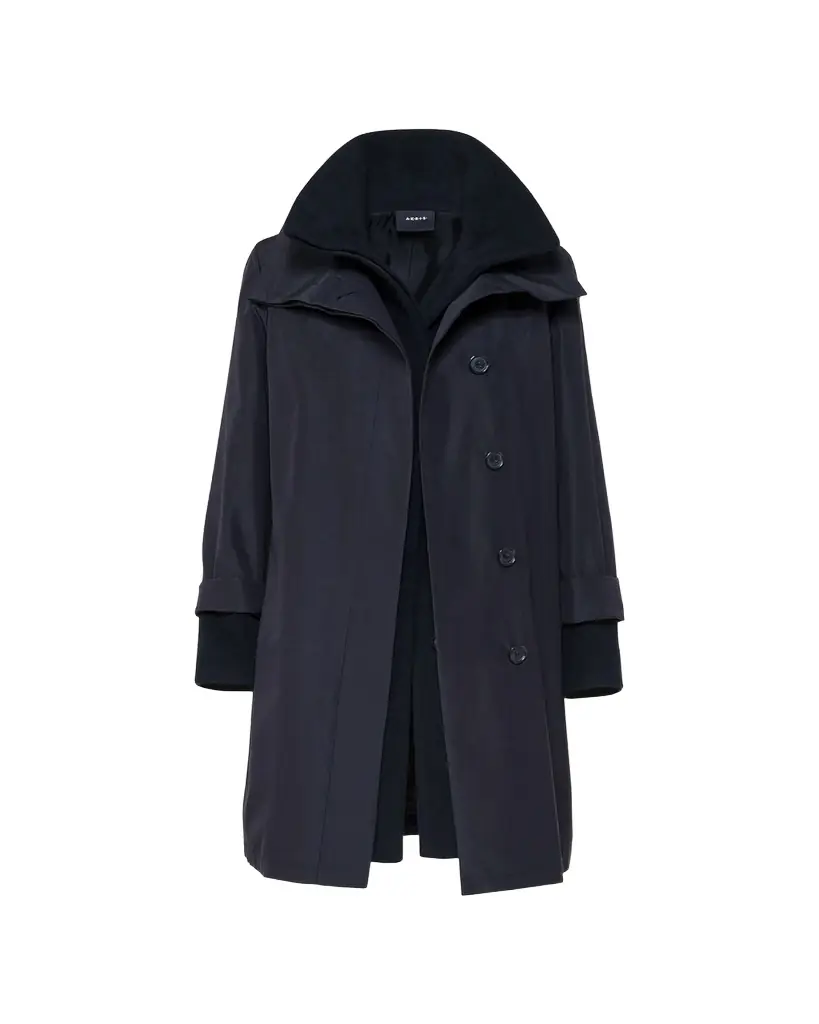 Akris Storm System Double-Breasted Coat