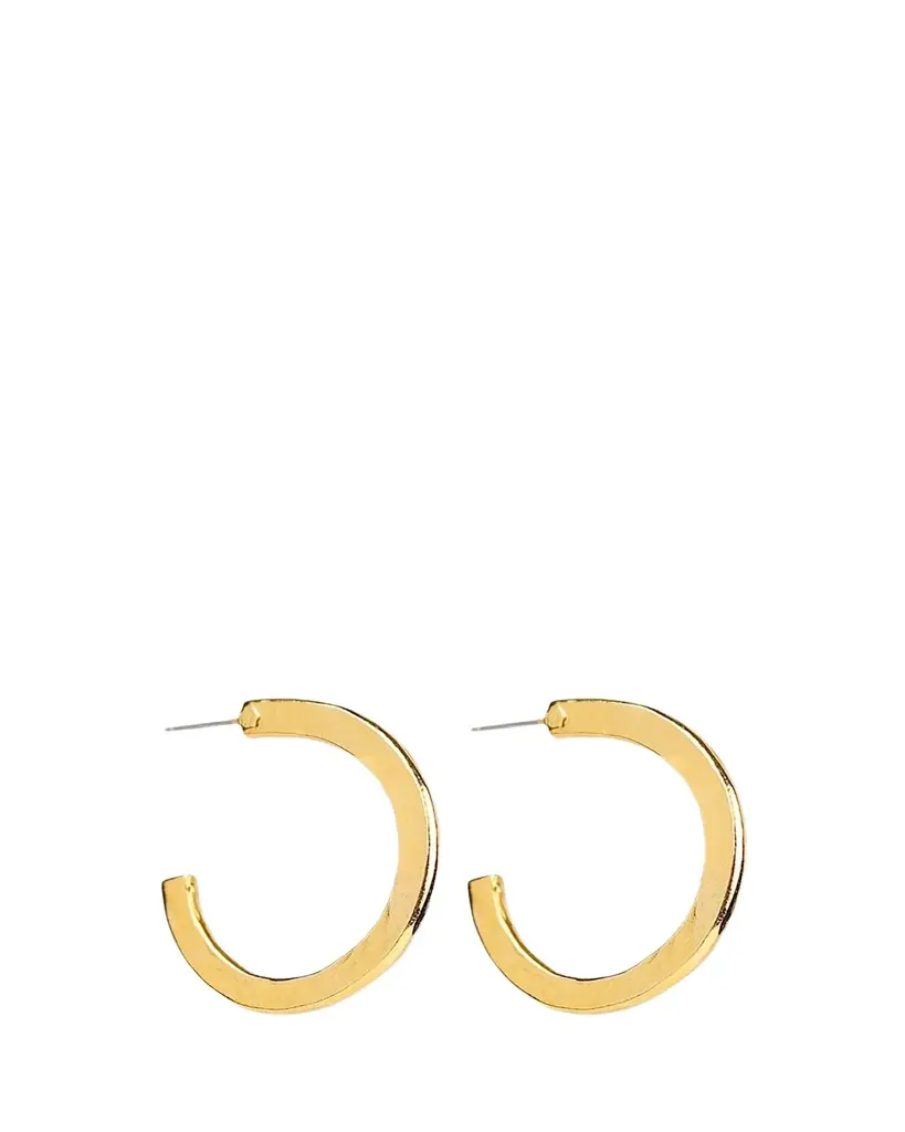 Ben-Amun Flat Hoop Earrings
