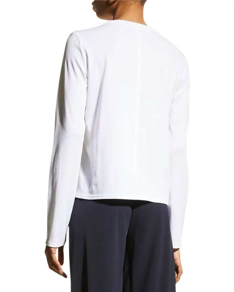 THE ROW Sherman Long-Sleeve Cotton Tee