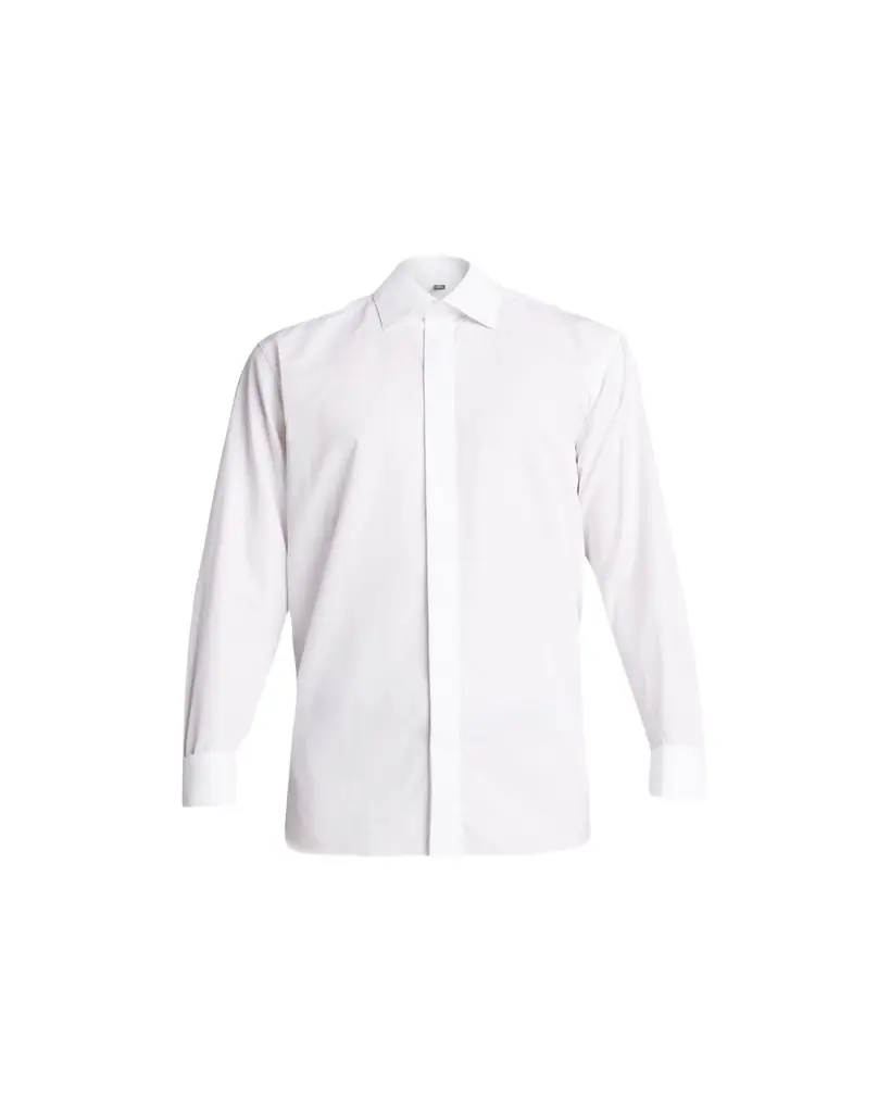 Bergdorf Goodman Men's Formal Twill Fly-Front Dress Shirt