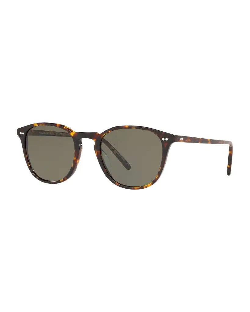 Oliver Peoples Men's Forman L. A. Tortoiseshell Sunglasses