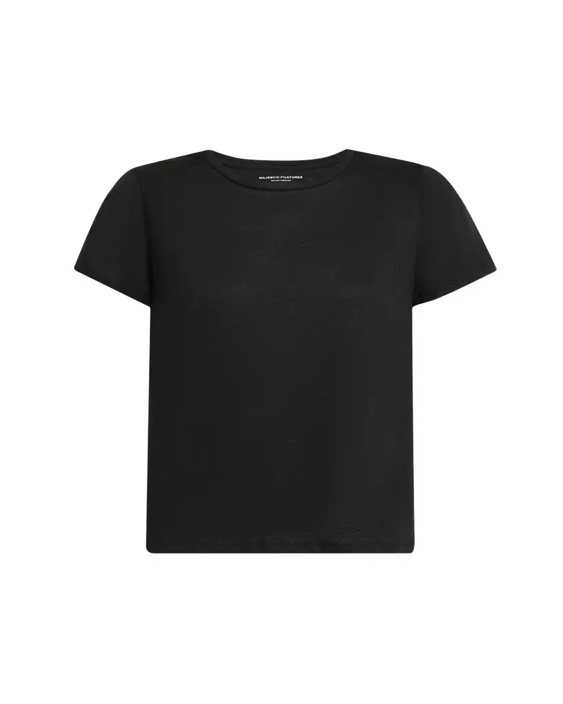 Majestic Filatures Short-Sleeve Semi-Relaxed Crewneck T-Shirt