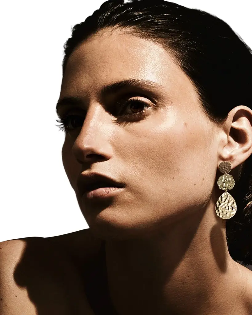 Ippolita Crinkle Snowman Drop Earrings in 18K Gold
