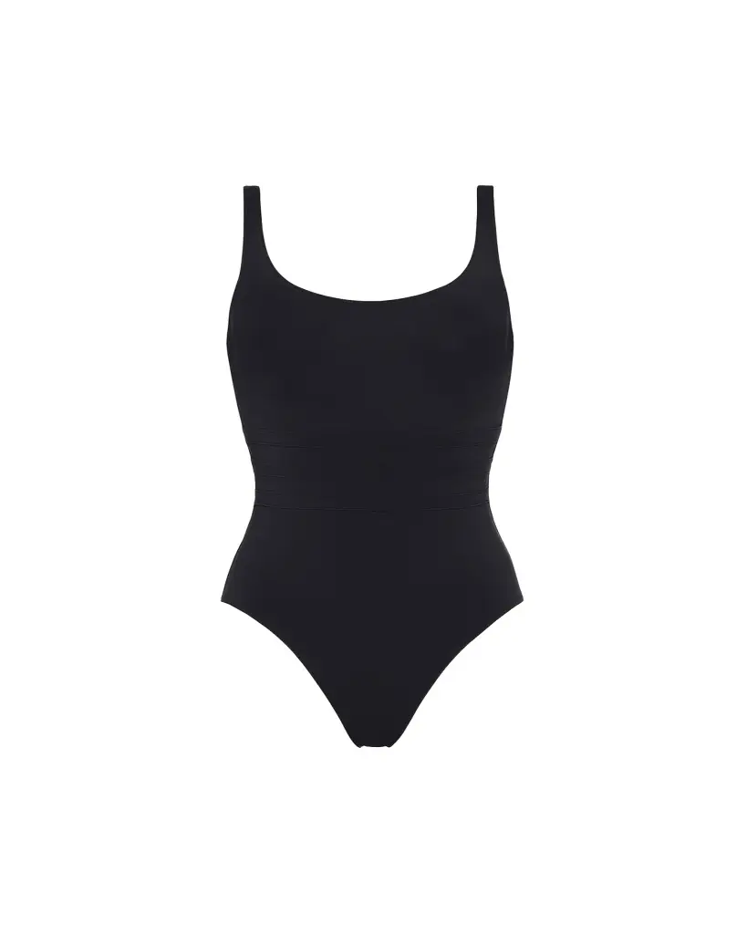 Eres Asia Scoop-Neck One-Piece Swimsuit with Waistband Detail