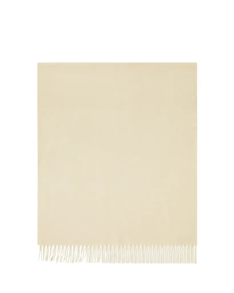 Loro Piana Cashmere Sciarpa Two-Tone Fringe-Trim Scarf