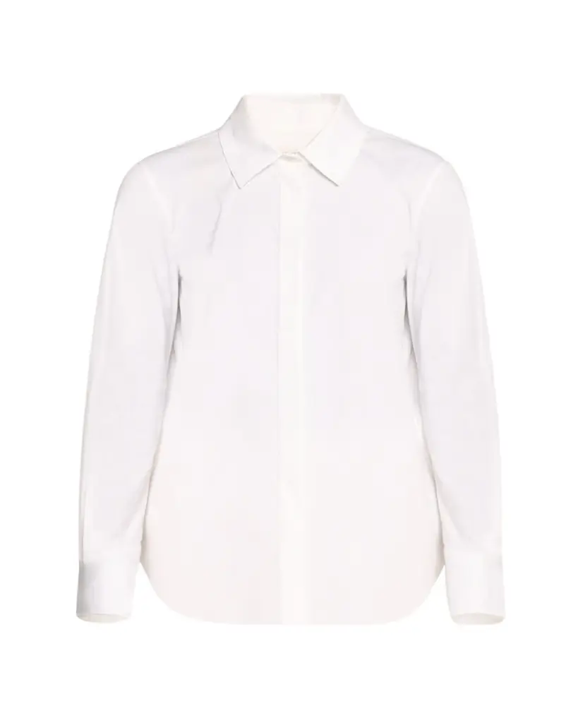 Lafayette 148 New York Wright Stretch Cotton Shirt