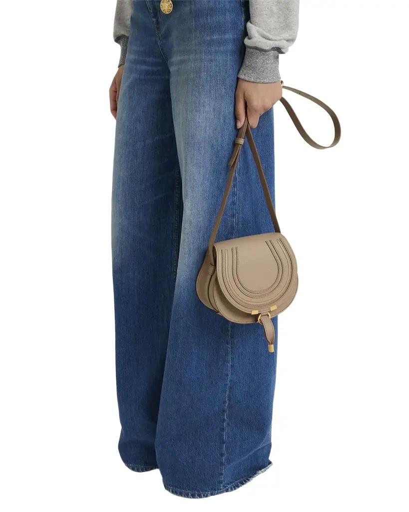 Chloe Marcie Small Crossbody Bag in Grained Calfskin