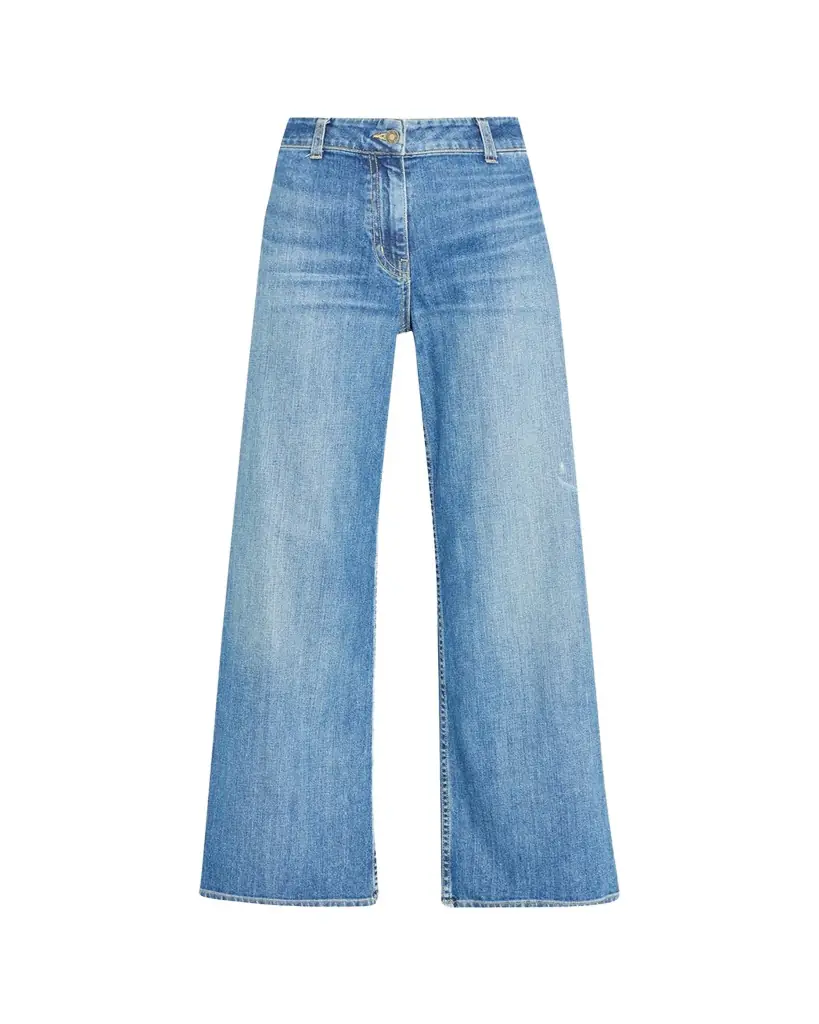 Nili Lotan Megan Wide-Leg Jeans