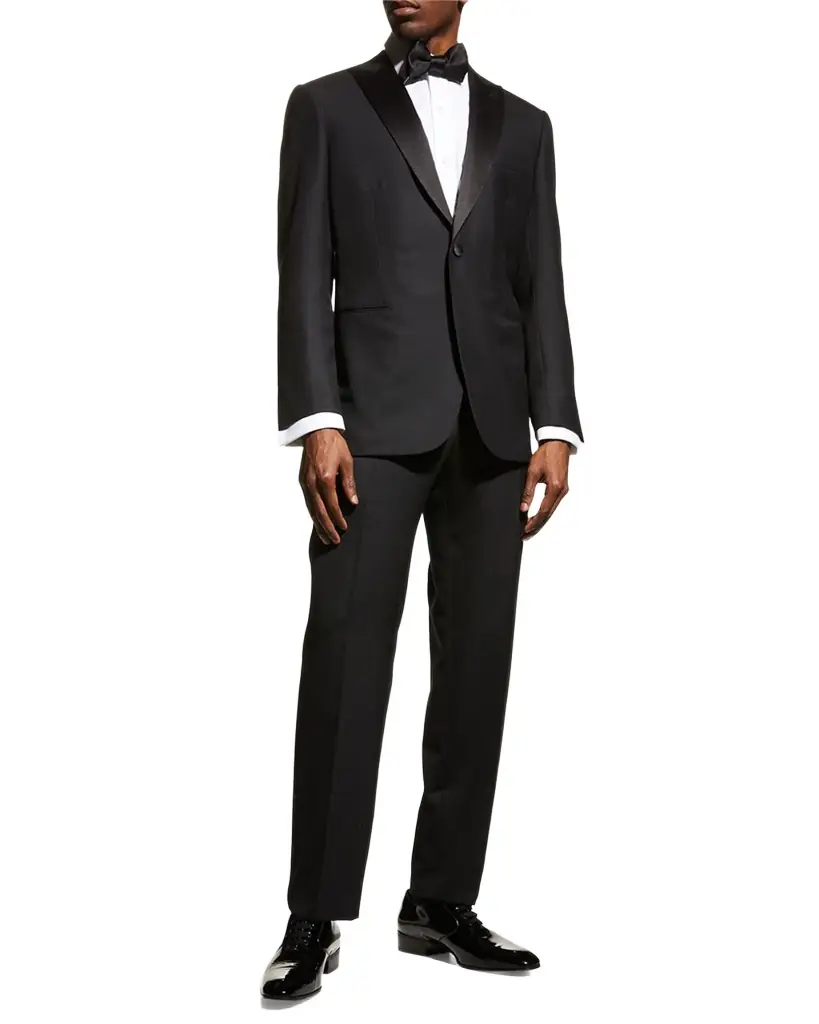 Brioni Men's Solid Wool Tuxedo