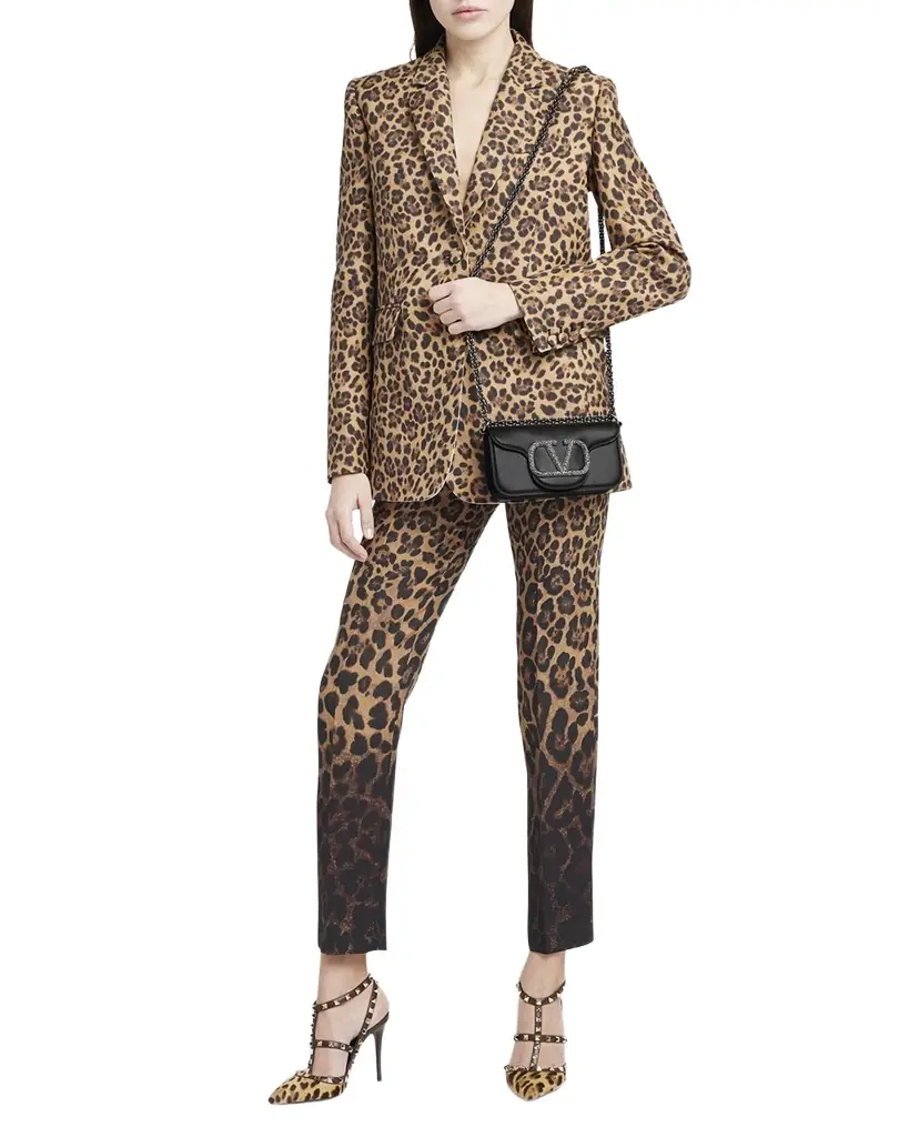 Valentino Garavani Loco VLOGO Small Calfskin Shoulder Bag