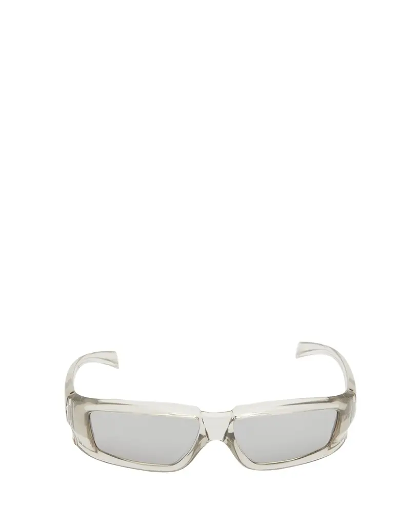 Rick Owens Men's Rick Clear Frame Square Sunglasses