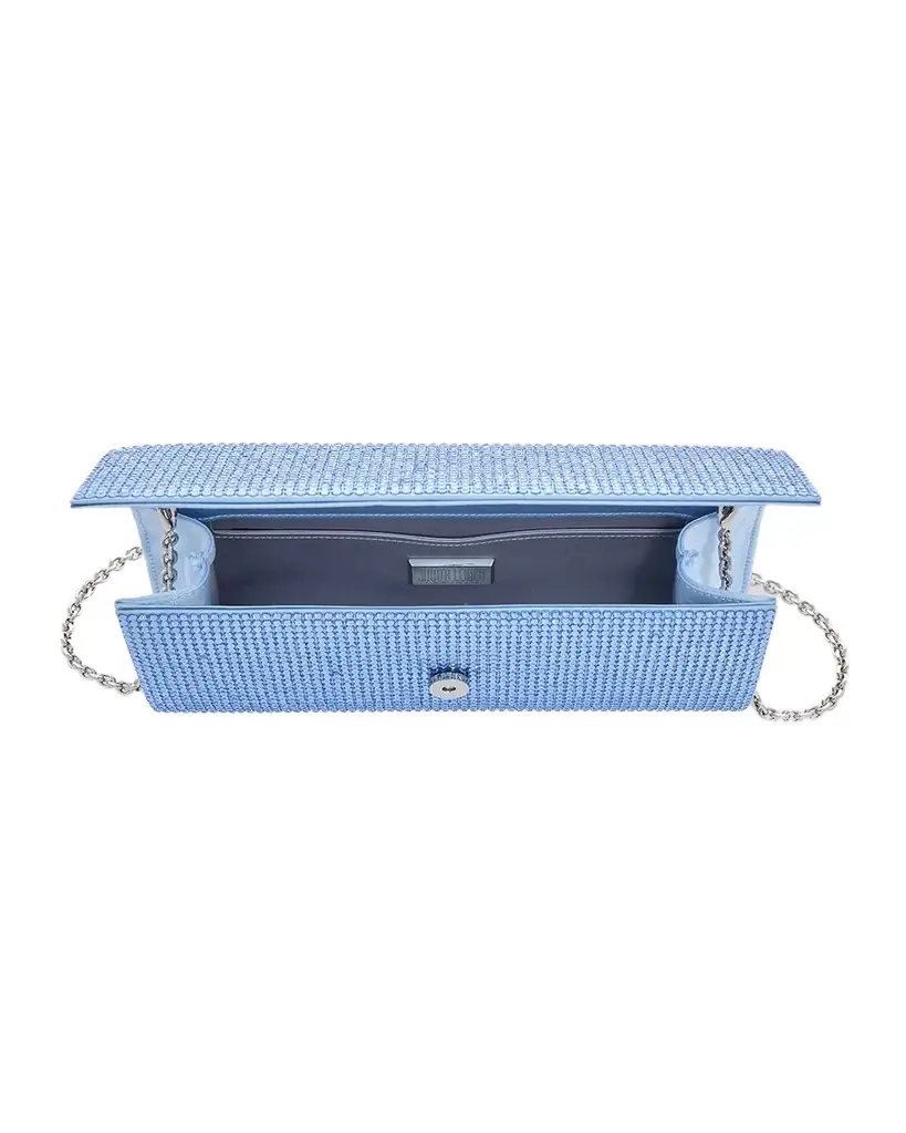 Judith Leiber Couture Perry Beaded Crystal Clutch Bag
