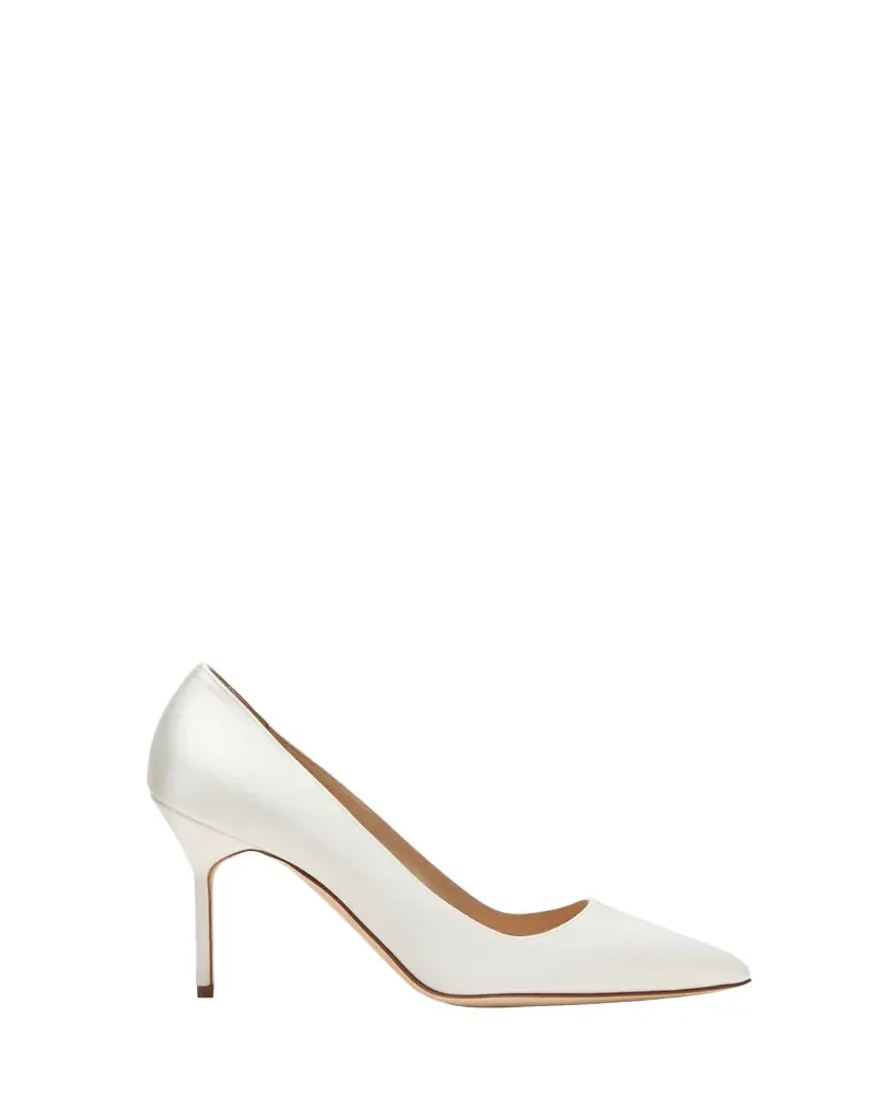 Manolo Blahnik BB 90mm Satin Pumps