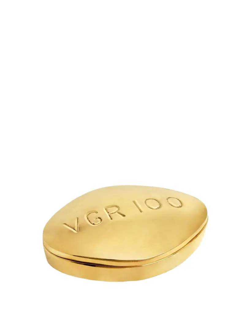Jonathan Adler Viagra Brass Pill Box