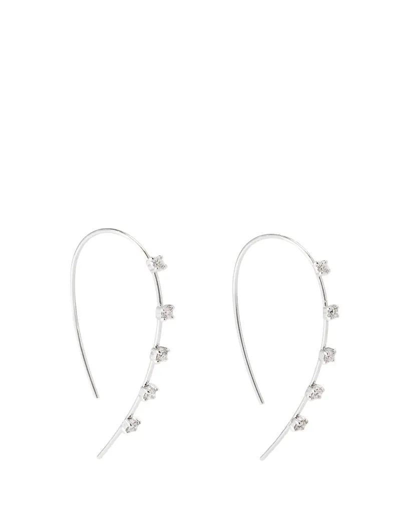 Lana 14K Gold Small Multi Solo Hooked on Hoop Earrings