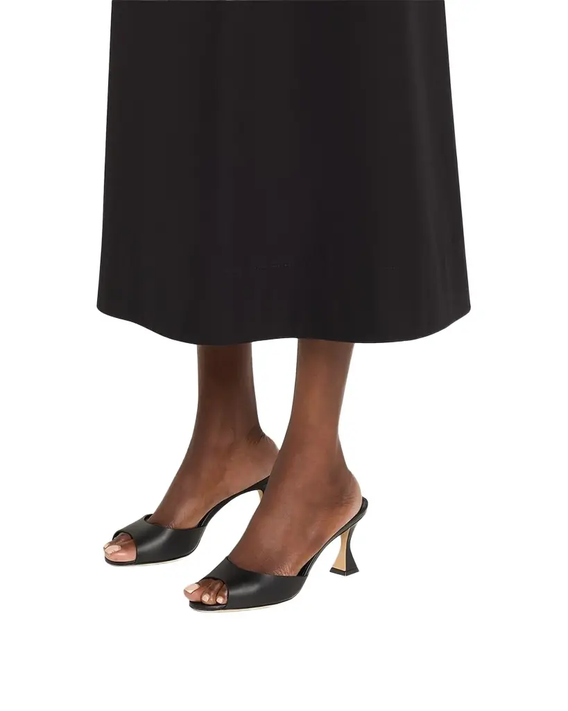 Manolo Blahnik Jadarona Leather Mule Sandals