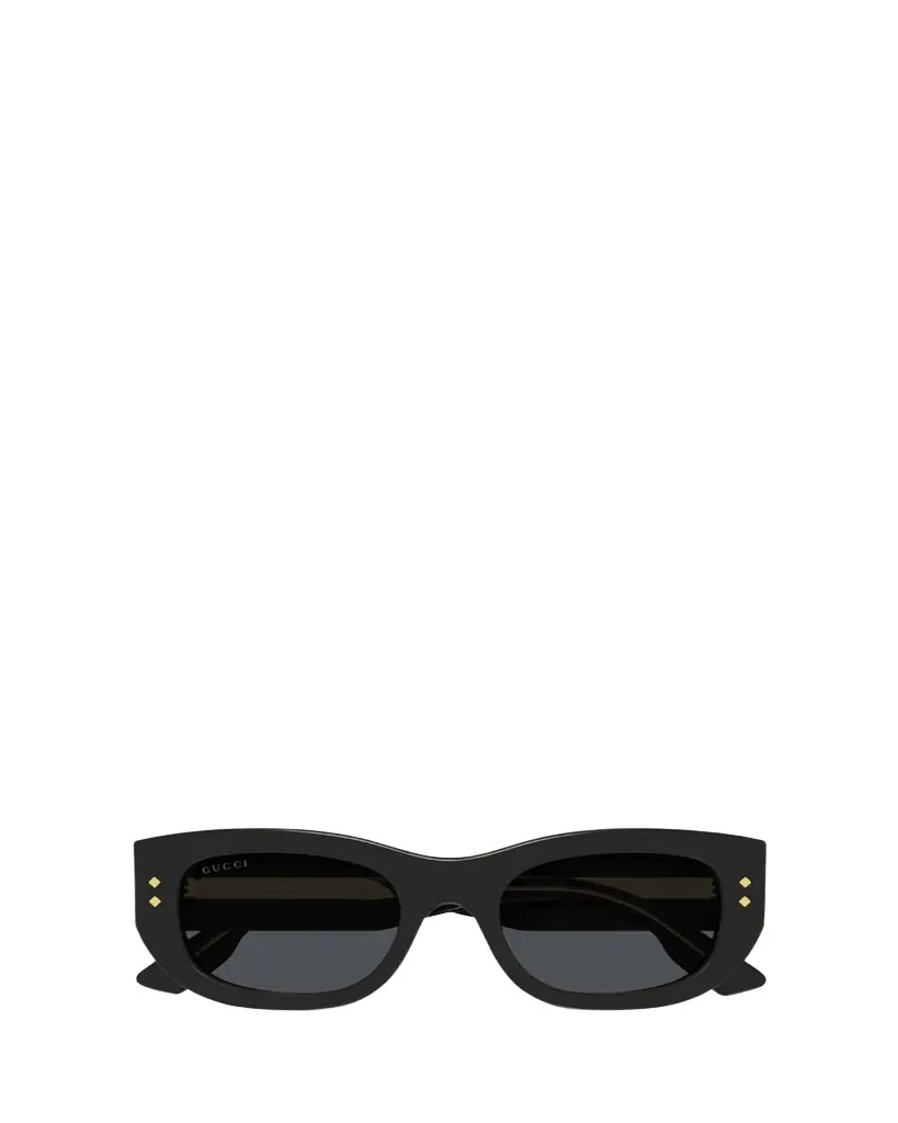 Gucci Embellished Rectangle Acetate Sunglasses