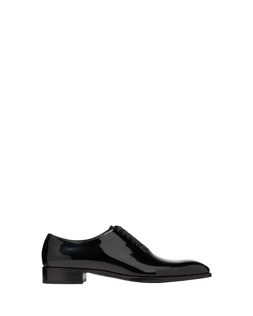 TOM FORD Men's Elkan Patent Leather Oxfords