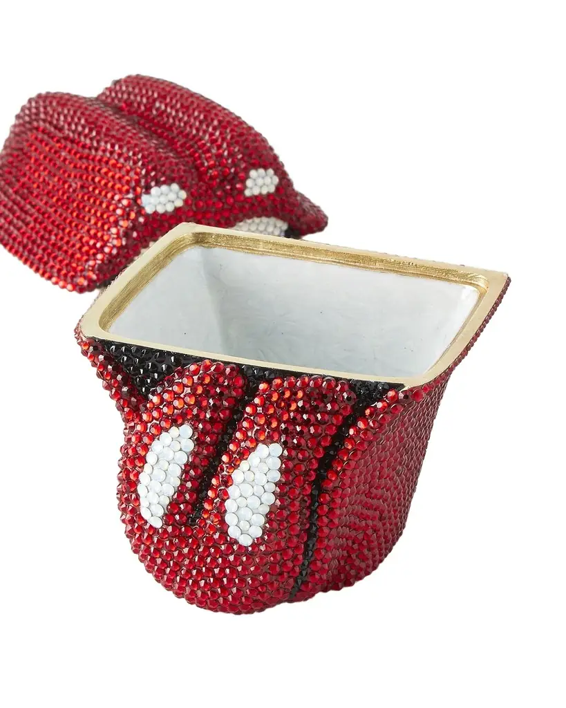 Jay Strongwater Rolling Stones Lip Box