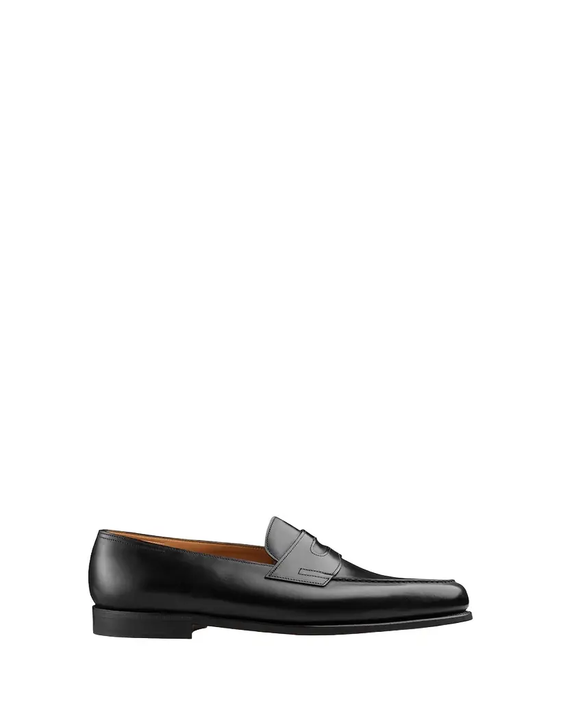 John Lobb Men's Iconic Leather Penny Loafers