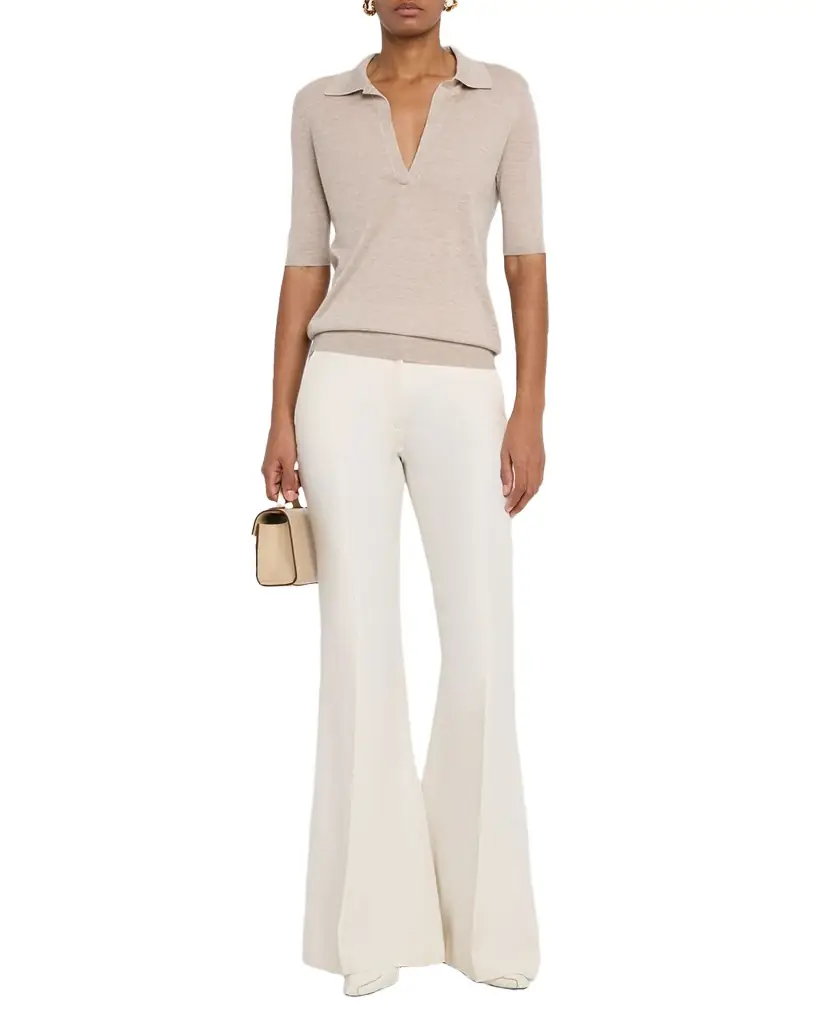 Gabriela Hearst Frank Cashmere Polo Top