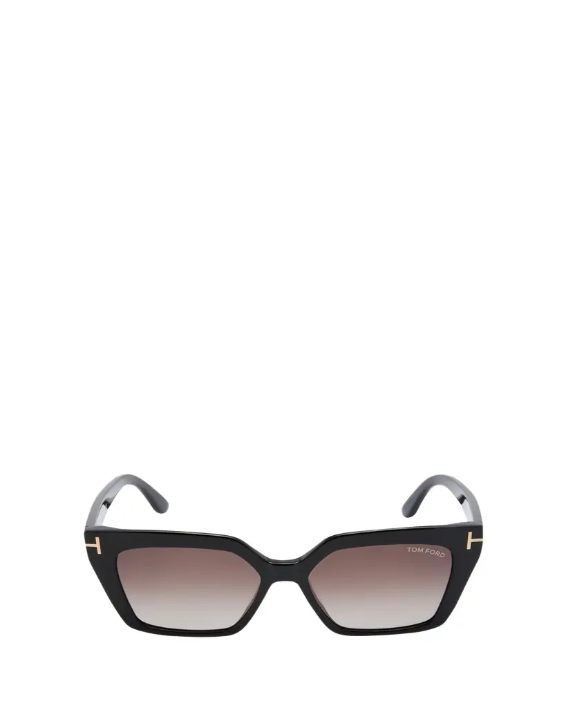 TOM FORD Winona Acetate T-Logo Cat-Eye Sunglasses