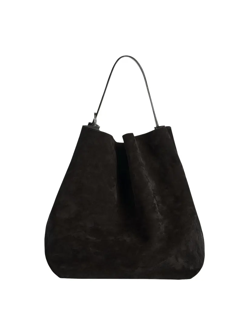 Toteme Belted Tote Bag in Suede
