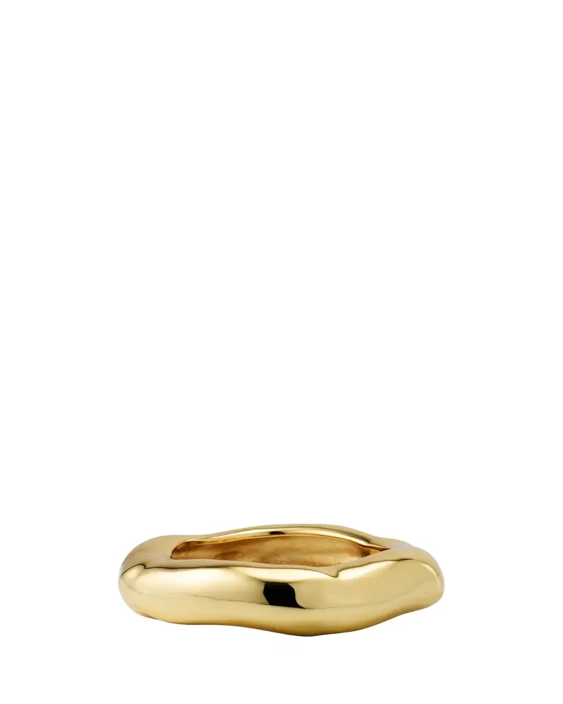 Alexis Bittar Wide Molten Bangle, Size Small