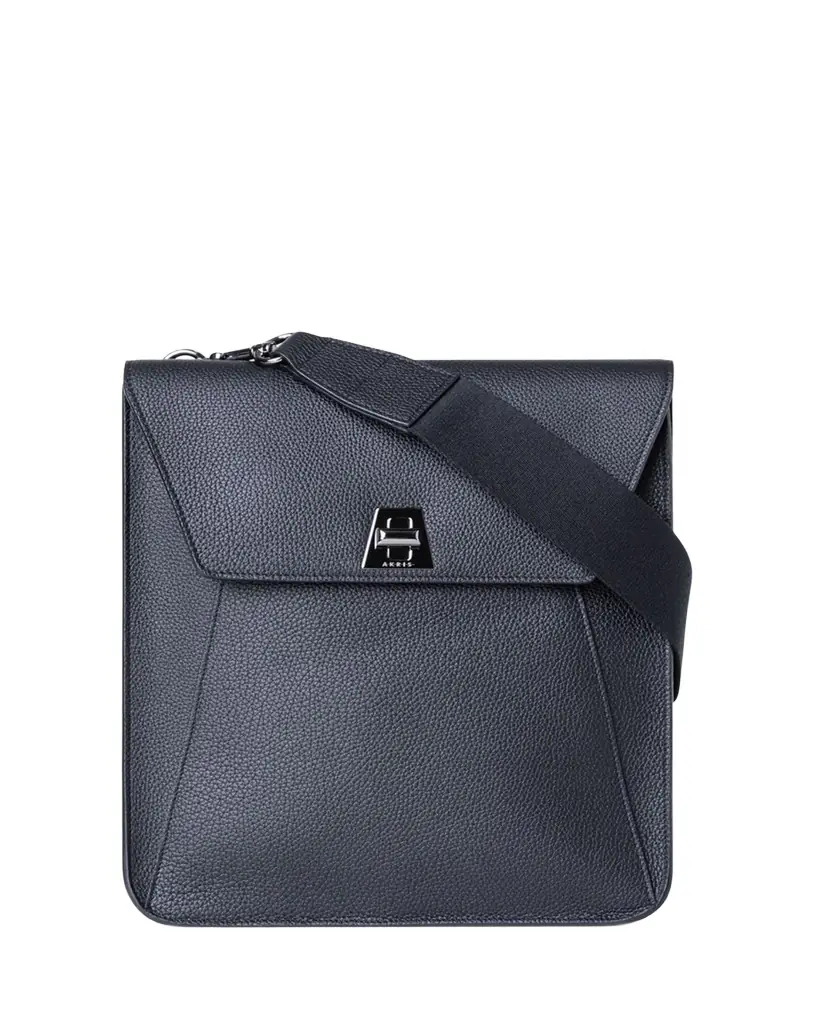 Akris Anouk Medium Flap Leather Messenger Bag