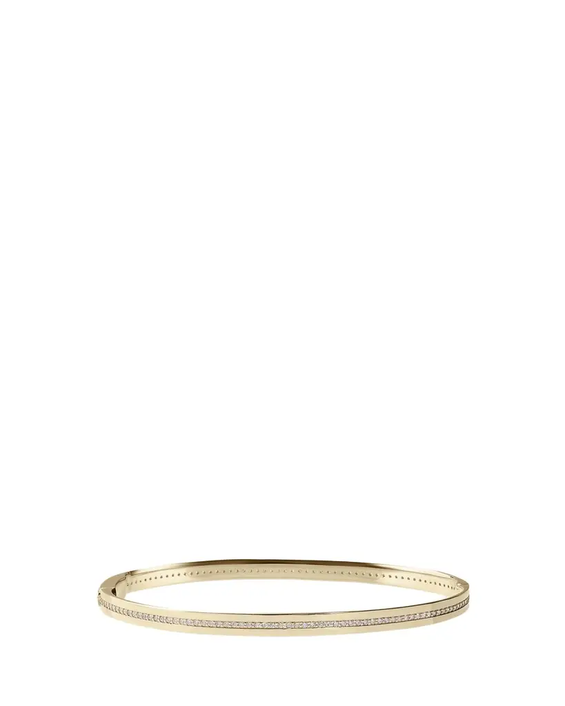 Lana 14K Gold Flawless Vanity Single Row Diamond Bracelet