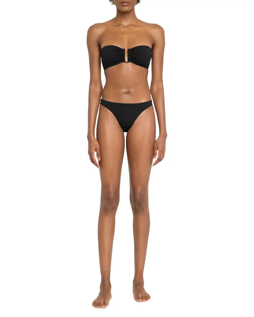 Eres Fripon Solid Low-Rise Hipster Bikini Bottoms