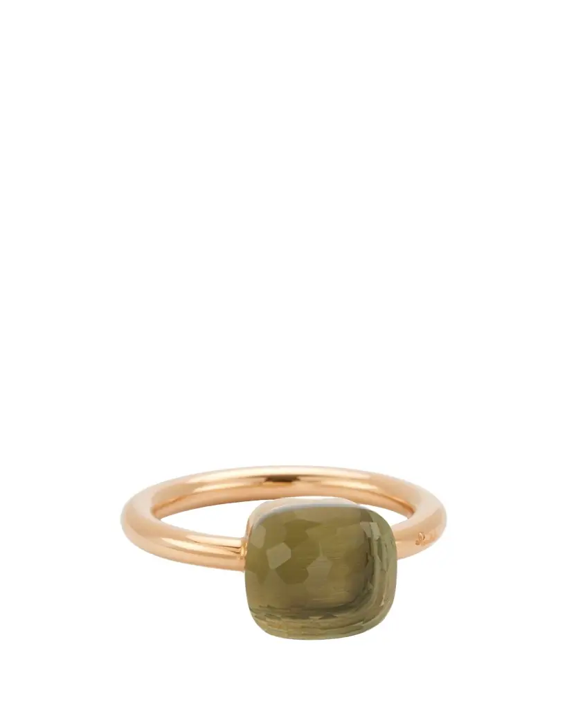 Pomellato Nudo Classic 18k Rose Gold Prasiolite Ring