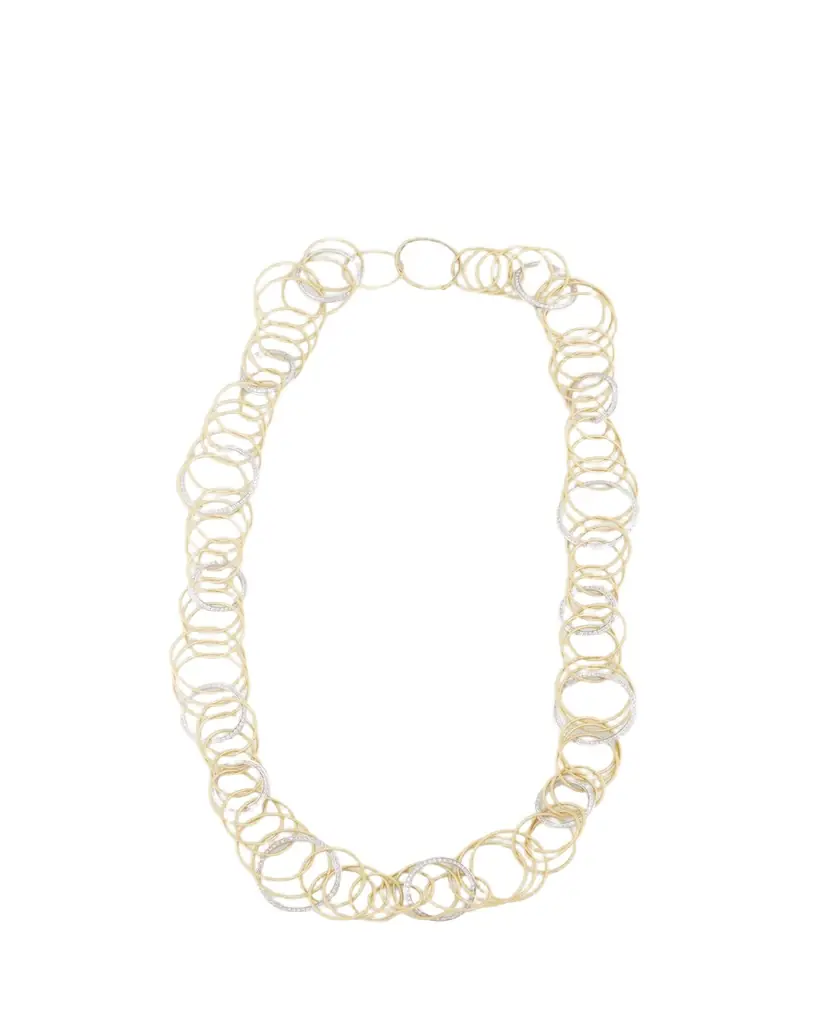 Buccellati Hawaii 18K Diamond Short Necklace, 48cm