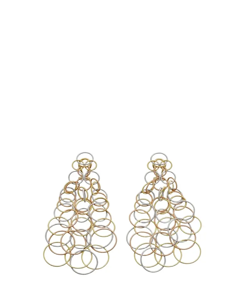 Buccellati 18K Hawaii Long Pendant Earrings, 9.5cm