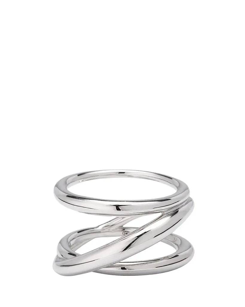 Charlotte Chesnais Sterling Silver Bague Triplet Ring