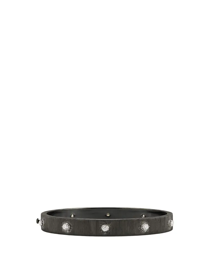 Buccellati Macri Classica Bangle, Black Gold, 8mm