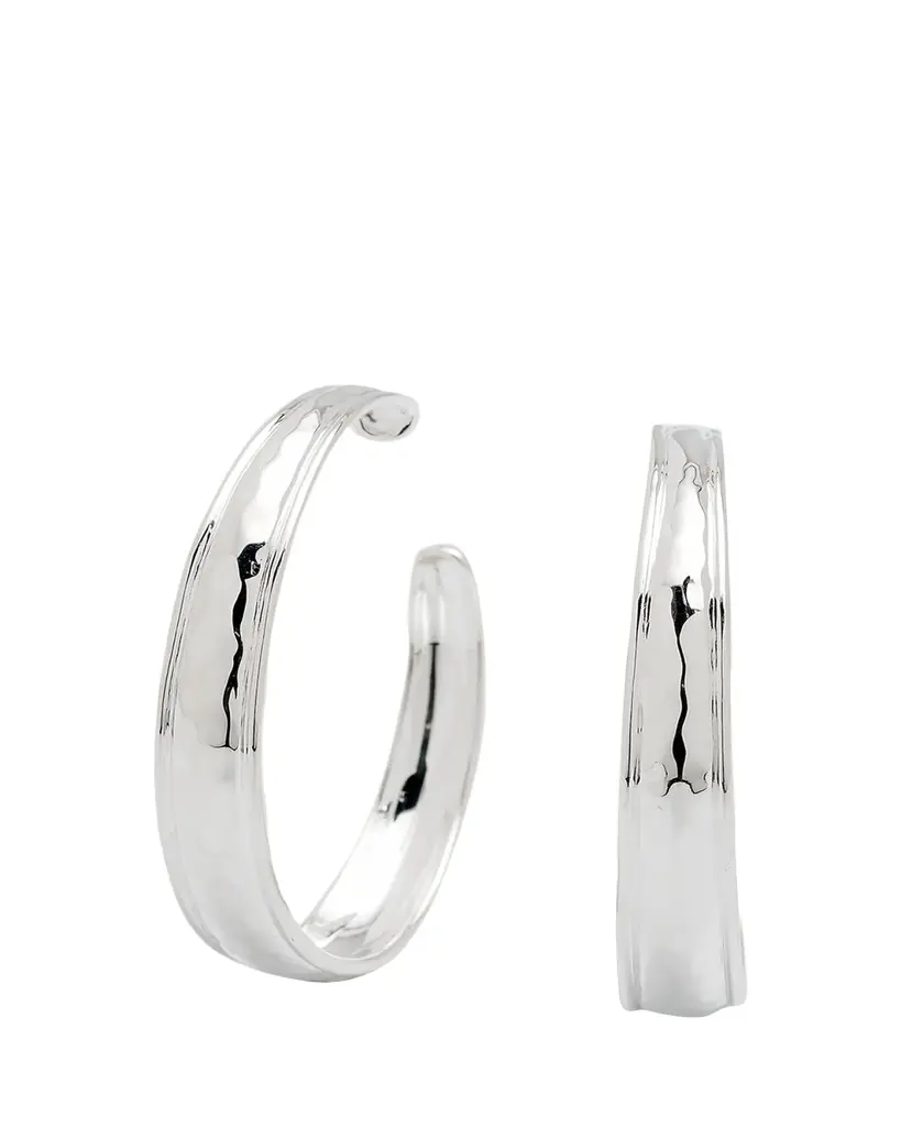 Ippolita Goddess Hoop Earrings in Sterling Silver
