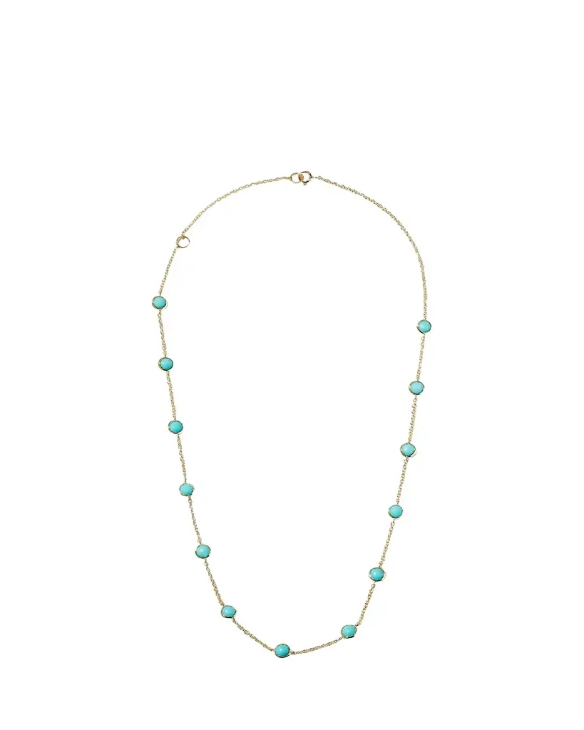 Ippolita 13-Stone Station Necklace in 18K Gold